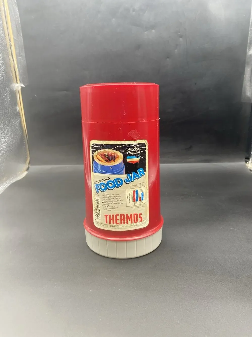 1980’s THERMOS Food Jar 1 Pint Red # 7221/1